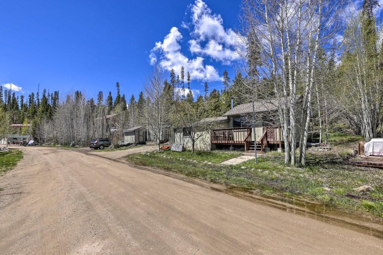 Grand Lake Home Fireplace, Deck And Mountain Views Exterior photo
